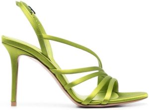 Le Silla Scarlet 105mm slingback sandals Green