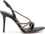 Le Silla Scarlet 95mm rhinestone-embellished sandals Black - Thumbnail 1