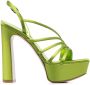 Le Silla Scarlet platform-sole sandals Green - Thumbnail 1