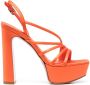 Le Silla Scarlet platform strappy sandals Orange - Thumbnail 1