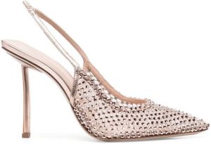 Le Silla crystal-embellishment slingback pumps Pink