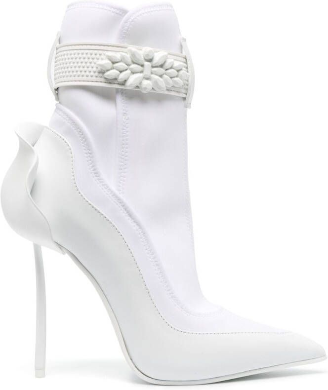 Le Silla Snorkeling 120mm ankle boots White