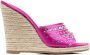 Le Silla crystal-embellished wedge-heeled sandals Pink - Thumbnail 1