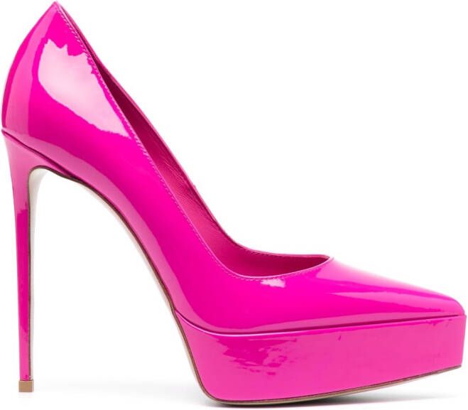 Le Silla Uma 130mm leather pumps Pink