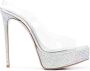 Le Silla Uma 140mm crystal-embellished sandals Silver - Thumbnail 1