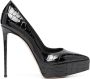 Le Silla Uma 140mm leather pumps Black - Thumbnail 1