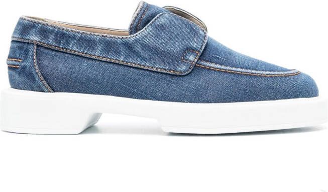 Le Silla Yacht denim loafers Blue