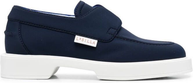 Le Silla Yacht slip-on leather loafers Blue