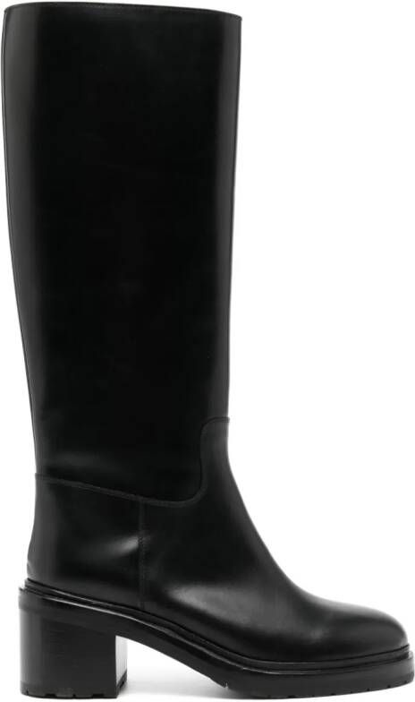 LEGRES 75mm knee-high riding boots Black