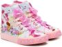 Lelli Kelly Unicorn rainbow-print beaded sneakers Pink - Thumbnail 1