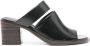 LEMAIRE 55mm leather mules Black - Thumbnail 1