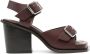 LEMAIRE 90mm leather sandals Brown - Thumbnail 1