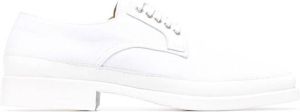 Lemaire lace-up block-heel Derby shoes White