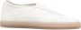 LEMAIRE Linoleum leather slip-on sneakers White - Thumbnail 1