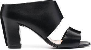 Lemaire slip-on leather sandals Black