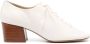 LEMAIRE Souris 60mm leather brogues White - Thumbnail 1