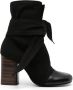 LEMAIRE Wrapped 90mm boots Black - Thumbnail 1