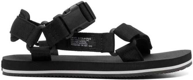 Levi's Tahoe buckle-fastening sandals Black
