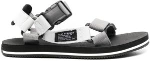 Levi's Tahoe side-buckle detail sandals Grey