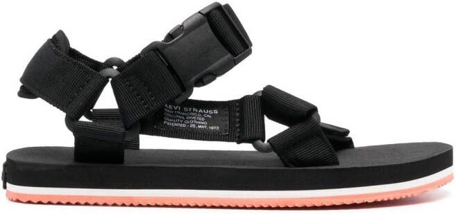 Levi's Tahoe side-buckle fastening sandals Blue