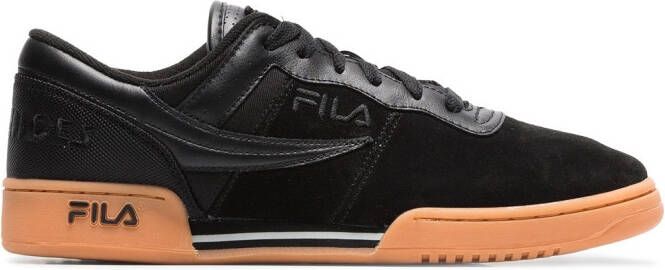 Liam Hodges x Fila black and brown Original Fitness suede sneakers