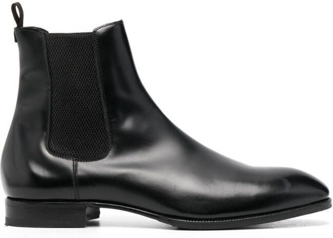 Lidfort leather Chelsea boots Black