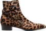 Lidfort leopard-print ankle boots Brown - Thumbnail 1