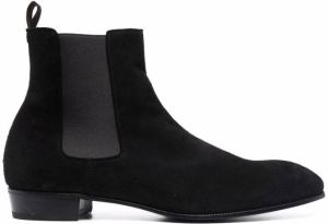 Lidfort low-heel suede ankle-boots Black