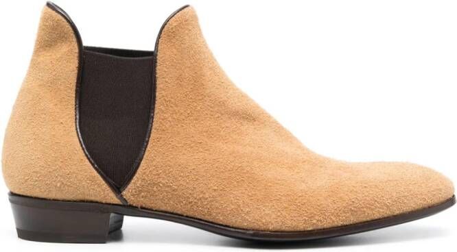 Lidfort suede ankle boots Brown