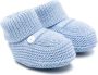 Little Bear slip-on knitted slippers Blue - Thumbnail 1