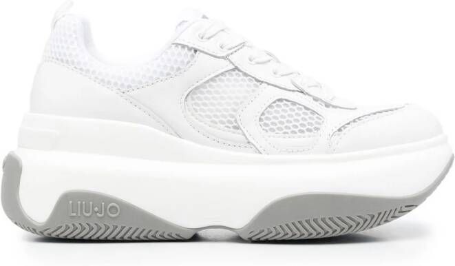 LIU JO June 14 lace-up sneakers White