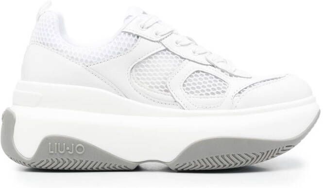 LIU JO June 14 lace-up sneakers White