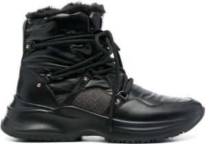 LIU JO lace-up ankle boots Black