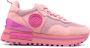 LIU JO lace-up platform sneakers Pink - Thumbnail 1