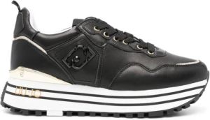 LIU JO leather platfrom sneakers Black