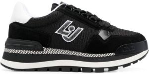LIU JO logo-patch low-top sneakers Black