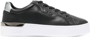 LIU JO logo-plaque low-top sneakers Black