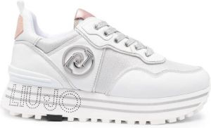LIU JO panelled platform-sole sneakers White