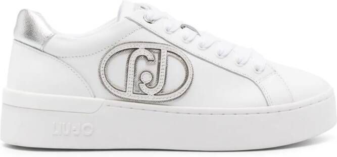 LIU JO Silvia leather sneakers White