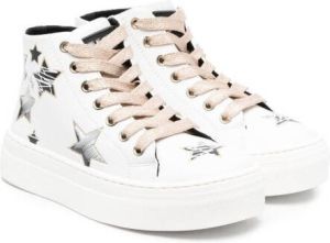 LIU JO star-print high-top sneakers White