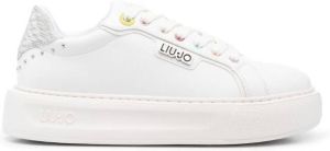 LIU JO studded low-top sneakers White