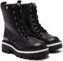 Liu Jo Kids Tailor 174 lace-up boots Black - Thumbnail 1