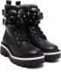 Liu Jo Kids Tailor lace-up ankle boots Black - Thumbnail 1
