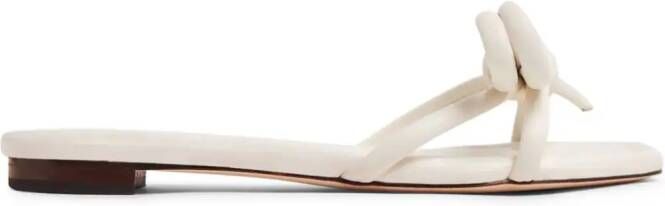 Loeffler Randall Hadley bow-detailing sandals Neutrals