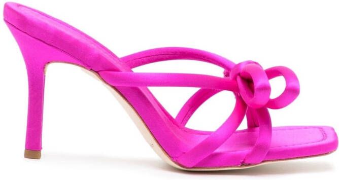 Loeffler Randall Margi satin sandals Pink