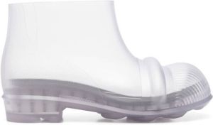 LOEWE transparent-sole slip-on 60mm boots Neutrals