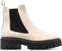 Lorena Antoniazzi 55mm slip-on leather boots Grey - Thumbnail 1