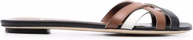 Lorena Antoniazzi open-toe leather sandals Brown