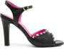 Love Moschino 105mm leather sandals Black - Thumbnail 1