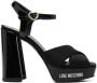 Love Moschino 130mm block-heel sandals Black - Thumbnail 1